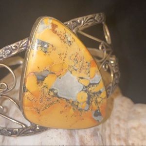 Maligano Jasper Handcrafted Adjustable cuff